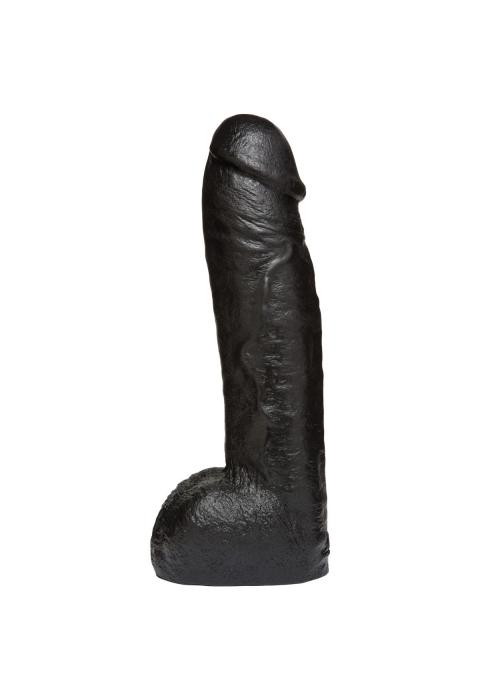 Черная насадка-фаллоимитатор Hung - 30,7 см.