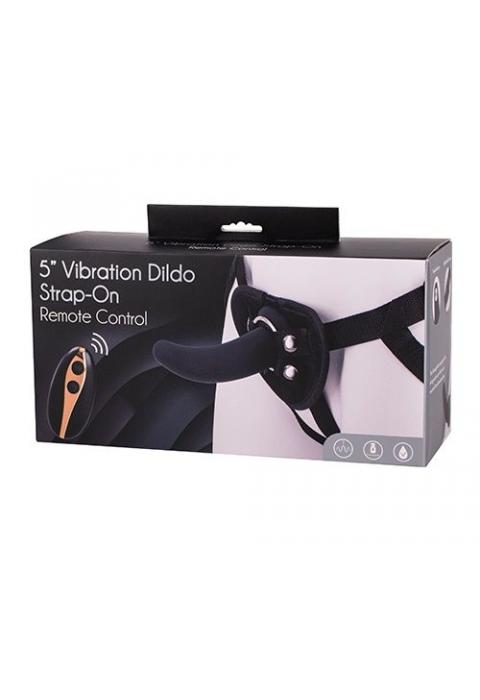 Черный поясной фаллоимитатор с вибрацией 5INCH VIBRATION DILDO STRAP-ON - 12,5 см. Черный поясной фаллоимитатор с вибрацией 5INCH VIBRATION DILDO STRAP-ON - 12,5 см.