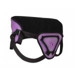 Фиолетовый страпон Deluxe Silicone Strap On 10 Inch - 25 см.