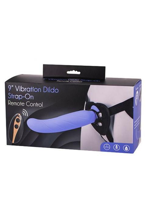 Фиолетовый вибрострапон 9INCH VIBRATION DILDO STRAP-ON - 24 см. Фиолетовый вибрострапон 9INCH VIBRATION DILDO STRAP-ON - 24 см.