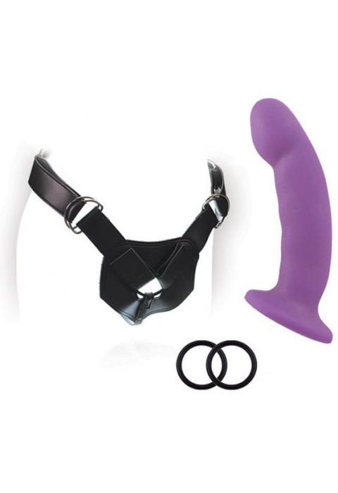 Изогнутый фаллоимитатор с креплением на регулируемом поясе ADVANCED HARNESS KIT WITH CICI - 15 см. Изогнутый фаллоимитатор с креплением на регулируемом поясе ADVANCED HARNESS KIT WITH CICI - 15 см.