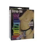 Женский страпон на трусиках STRAP-ON HORIZON DONG - 17,8 см.