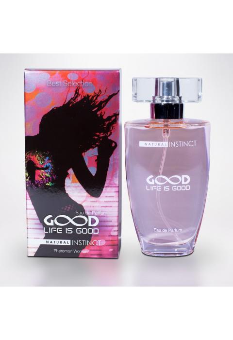 Женские духи с феромонами Natural Instinct Life is Good - 50 мл. Женские духи с феромонами Natural Instinct Life is Good - 50 мл.