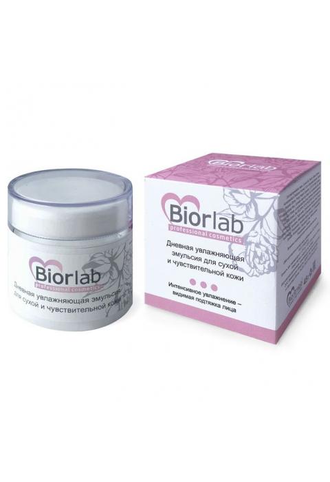 Дневная увлажняющая эмульсия Biorlab для сухой и чувствительной кожи - 45 гр.