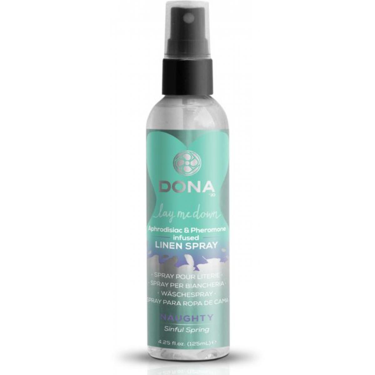Освежающий спрей для белья DONA Naughty Sinful Spring - 125 мл.