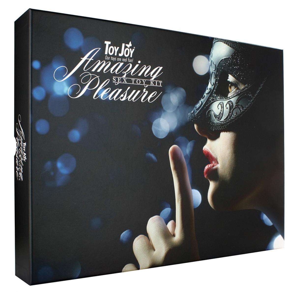 Элегантный набор чёрных вибраторов AMAZING PLEASURE