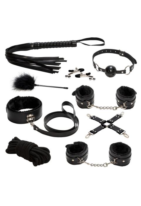 Эротический набор БДСМ из 9 предметов в черном цвете