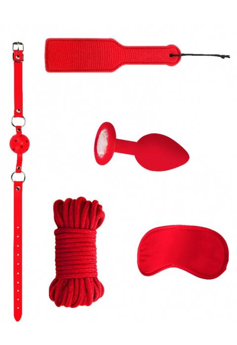 Красный игровой набор Introductory Bondage Kit №5