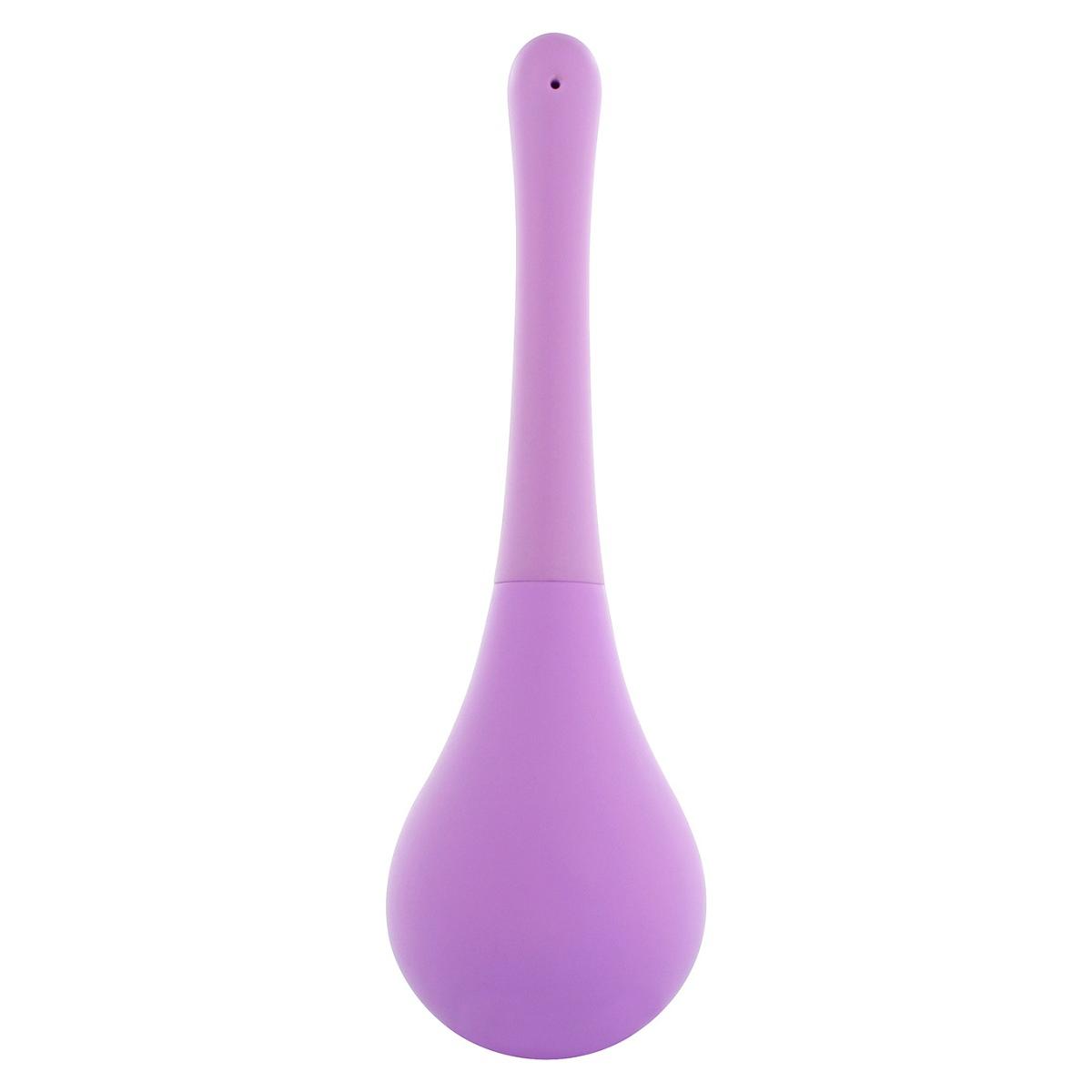 Фиолетовый анальный душ SQUEEZE CLEAN 