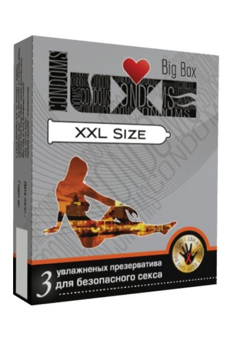 Презервативы большого размера LUXE XXL size - 3 шт. Презервативы большого размера LUXE XXL size - 3 шт.