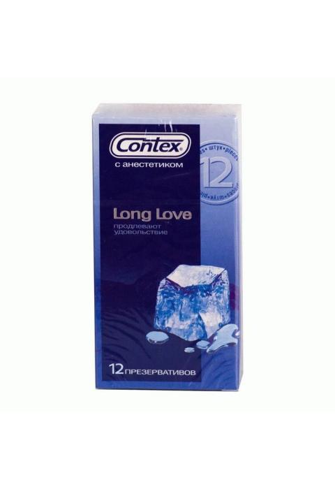 Презервативы с продлевающей смазкой Contex Long Love - 12 шт.