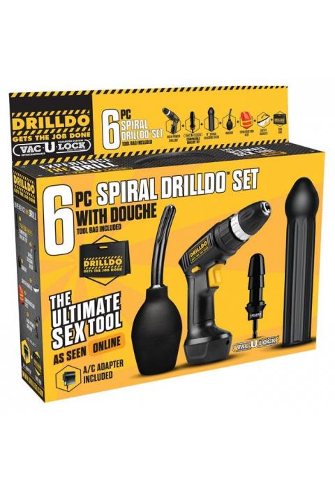 Секс-набор SPIRAL DRILLDO SET 6 PIECE Секс-набор SPIRAL DRILLDO SET 6 PIECE
