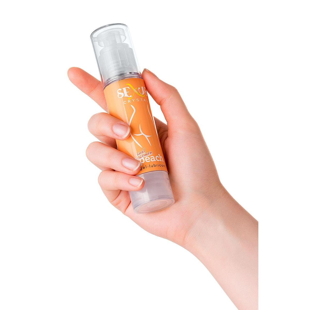Анальная гель-смазка для женщин с ароматом персика Crystal Peach Anal - 60 мл.