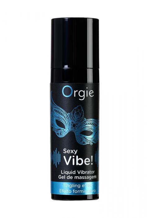 Гель для массажа ORGIE Sexy Vibe Liquid Vibrator с эффектом вибрации - 15 мл.