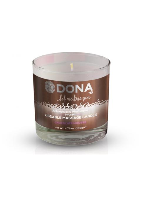 Массажная свеча DONA Chocolate Mousse с ароматом шоколадного мусса - 135 гр. Массажная свеча DONA Chocolate Mousse с ароматом шоколадного мусса - 135 гр.