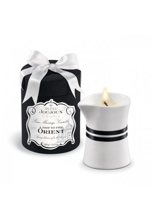Массажное масло в виде большой свечи Petits Joujoux Orient с ароматом граната и белого перца