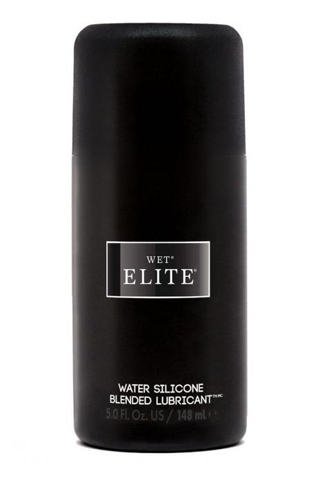 Водно-силиконовый интимный лубрикант Wet Elite - 148 мл.