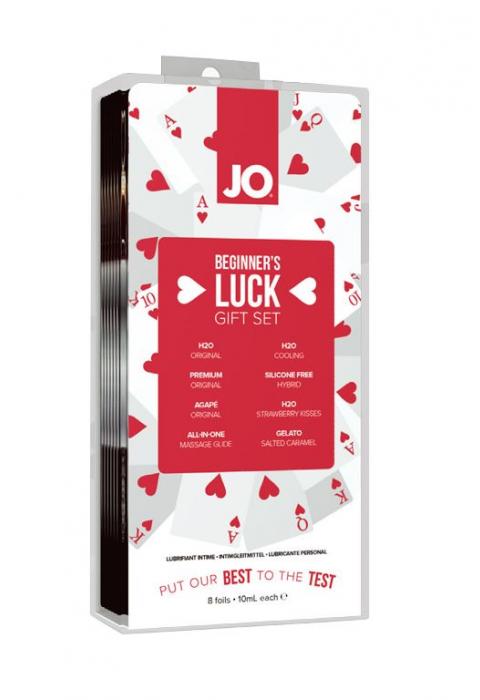 Подарочный набор смазок Beginner’s Luck Kit – 8 саше по 3 мл.