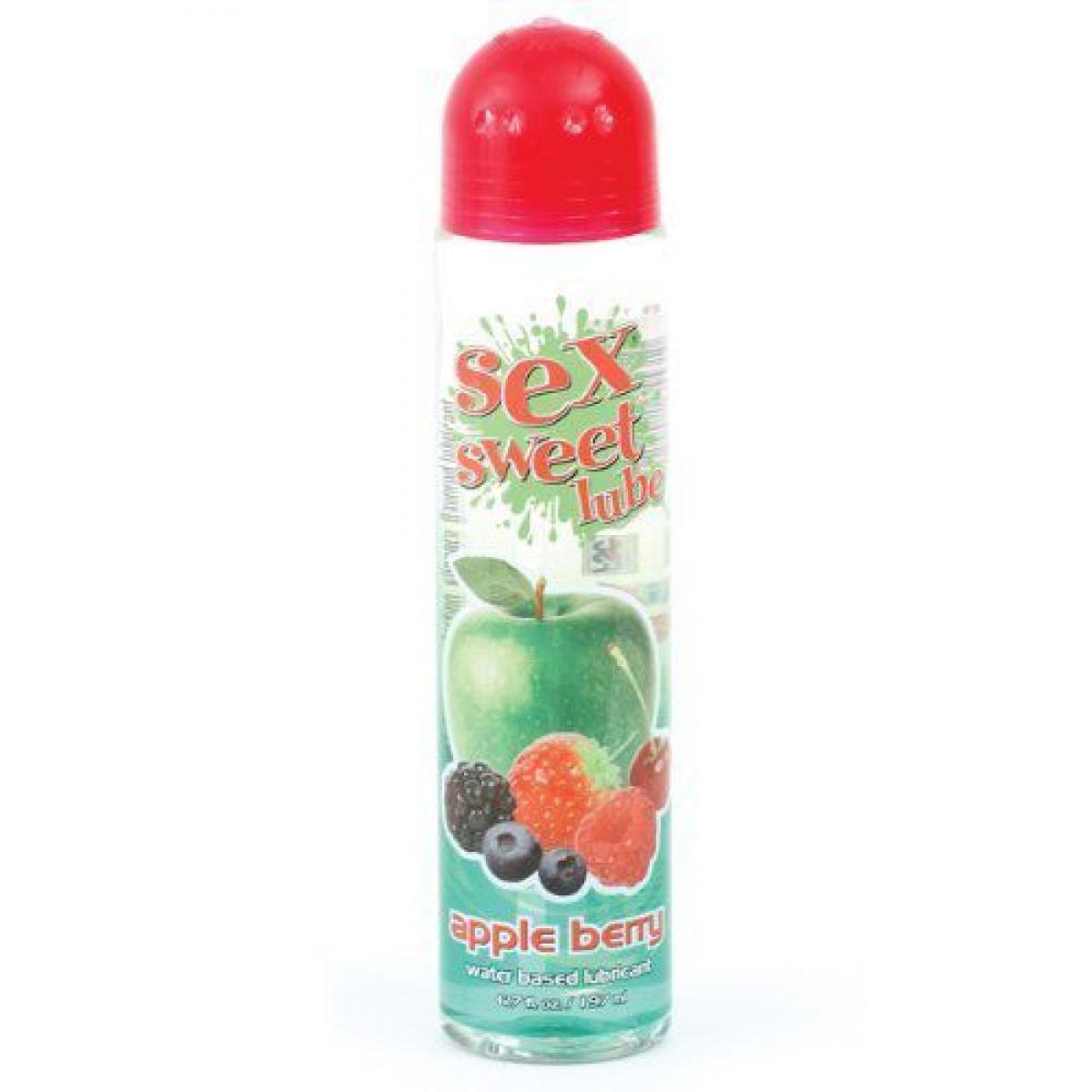 Вкусовой лубрикант с ароматом яблока и ягод Sex Sweet Lube - 197 мл.